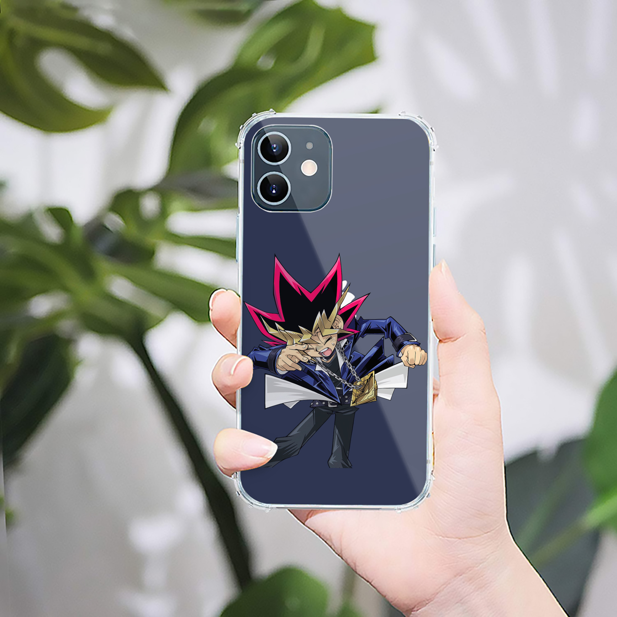（画像用） 遊☆戯☆王 Yu-Gi-Oh! 【iPhone 12シリーズ対応】透明スマホケース（クリアソフトケース）